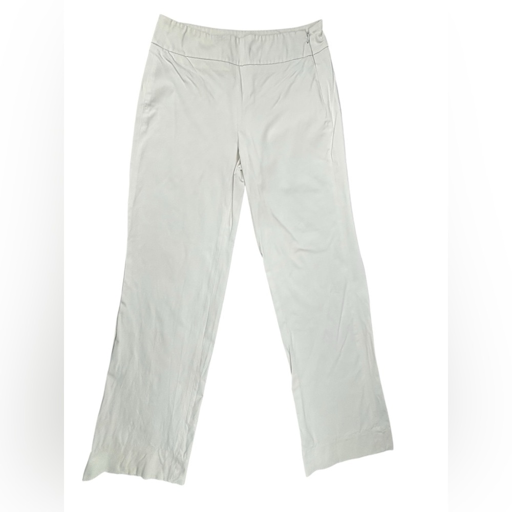 Max Mara | White straight leg trousers | Pure White | Size 10